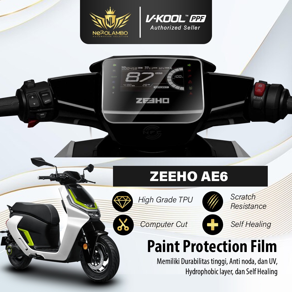 VKOOL PPF มาตรวัดความเร็ว Zeeho AE6 | Nero Lambo อย่างเป็นทางการ