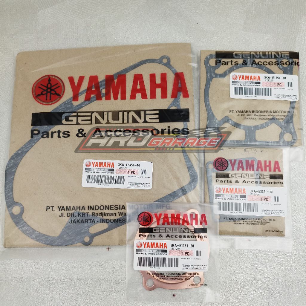 PACKING GASKET HEAD, SEHER BLOCK, กล่องคลัทช์, RX KING MEMBRANE SINGLE และ FULLSET YAMAHA ORIGINAL 3