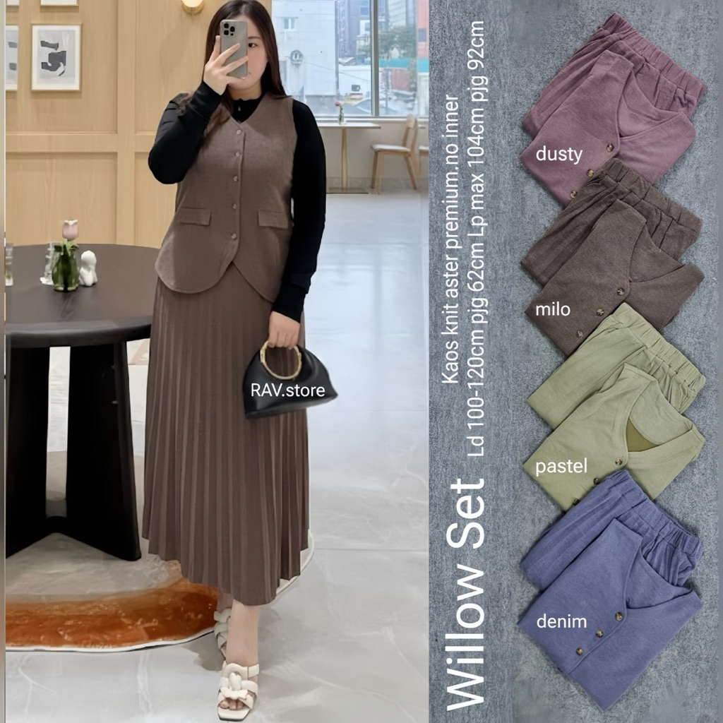 NO CANCEL• Without Inner• Willow Set by RAV• Knit Suit