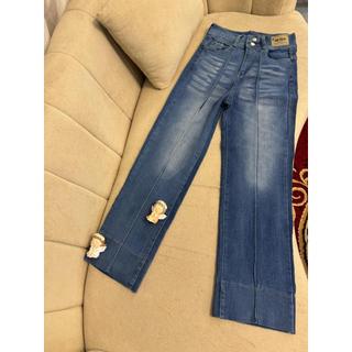 Celana Highwaist Loose Jeans Wanita Lipat Lebar Korean Style - Straight Jeans Baggy Stretch Soft - Celana Panjang Wanita