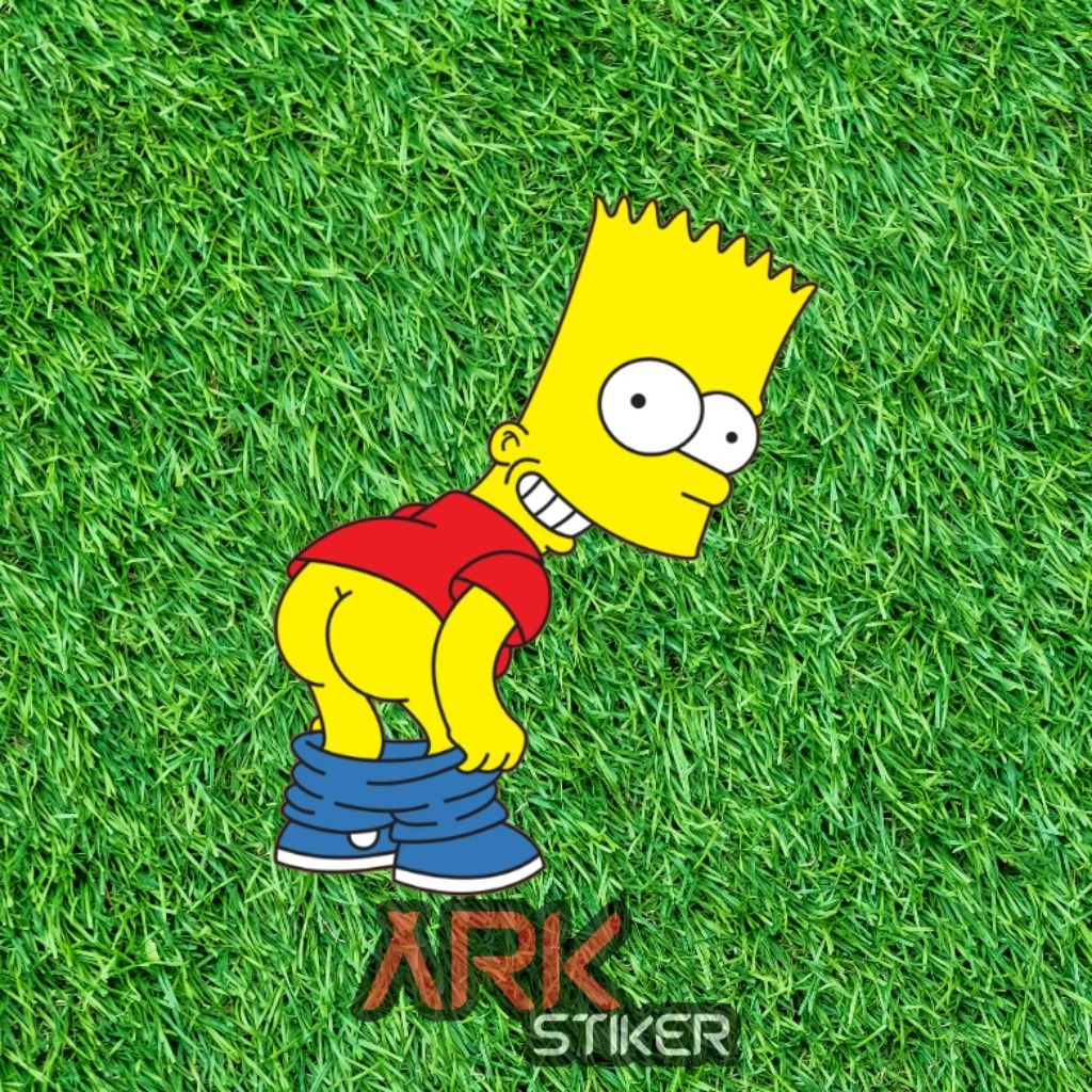 การพิมพ์สติ๊กเกอร์ Simpson Bart