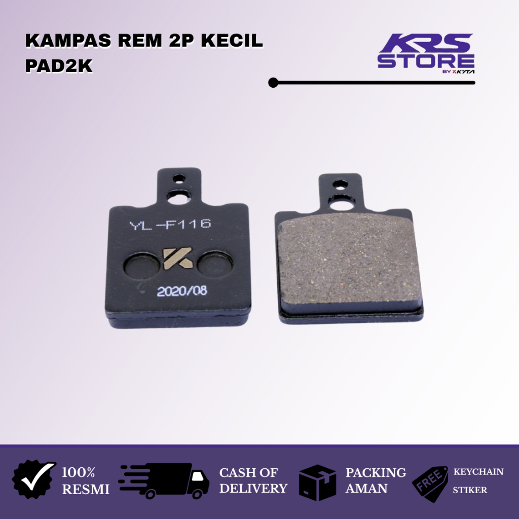 KYTA 2P ผ้าเบรกขนาดเล็ก OFFICIAL PAD2K