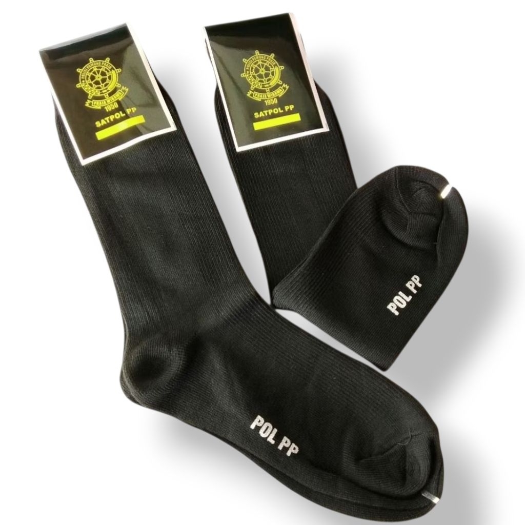 ถุงเท้า Satpol Pp Pdh และ Pdl แบบหนาสีดํา