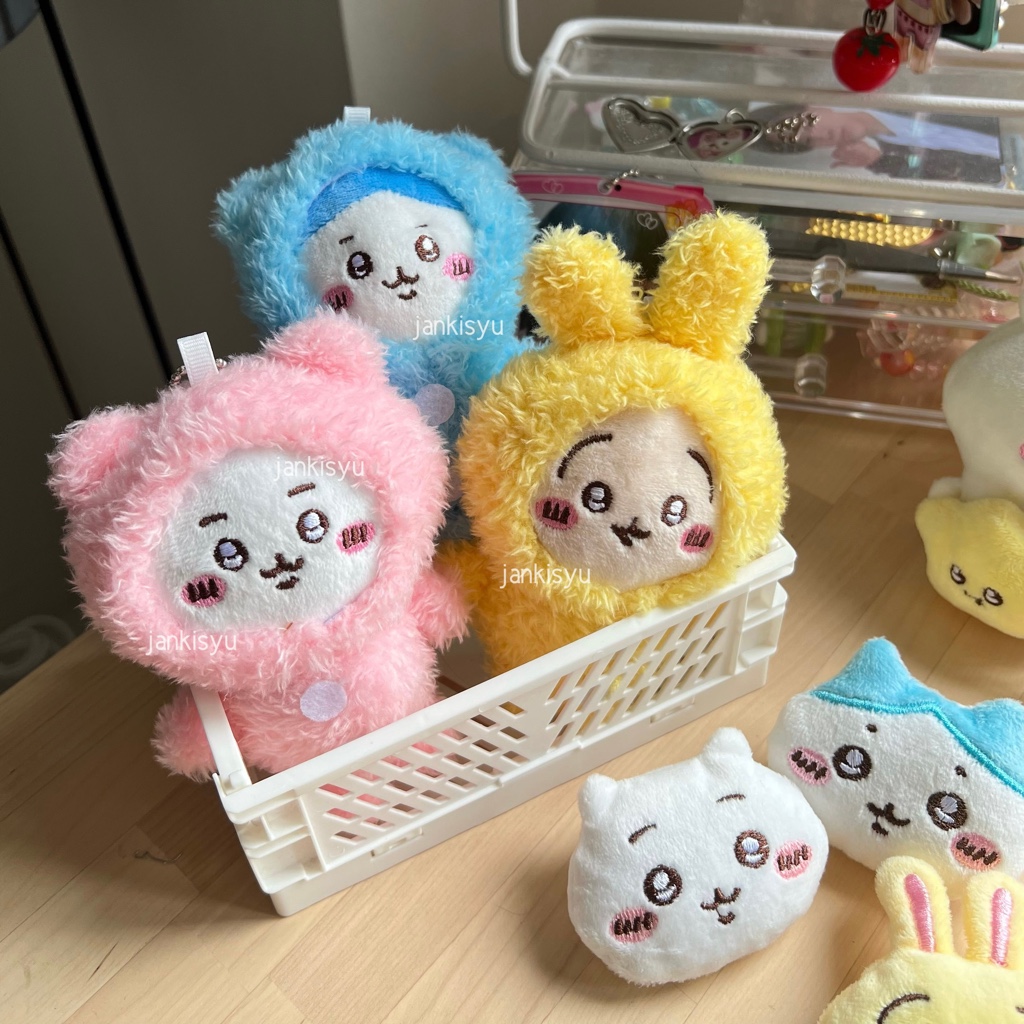 GANTUNGAN Chikawa Plushie Plush Bag Charm น่ารัก Hachiware Usagi ตุ๊กตาแขวนกระเป๋า