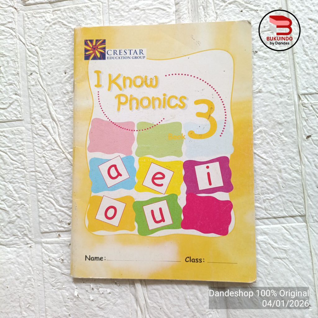 (english) I Know Phonics 3 - Crestar Education Group - หนังสือกิจกรรมสําหรับเด็ก