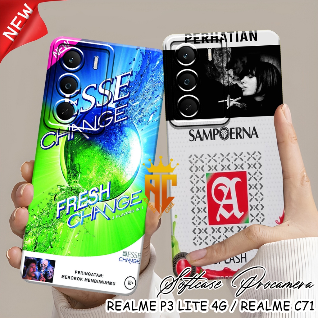 Softcase Realme p3 Lite 4g - เคส Realme c71 4g - Realme c75 - Realme c75x - Realme c73 Cool Rooko Mo