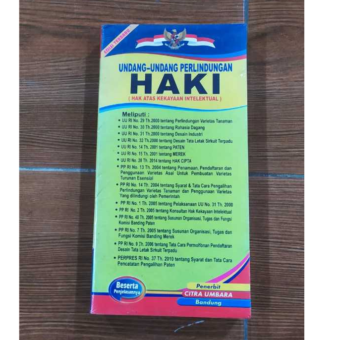 HUDICIL LAW (INTELLECTUAL PROPERTY RIGHTS) - CITRA UMBARA
