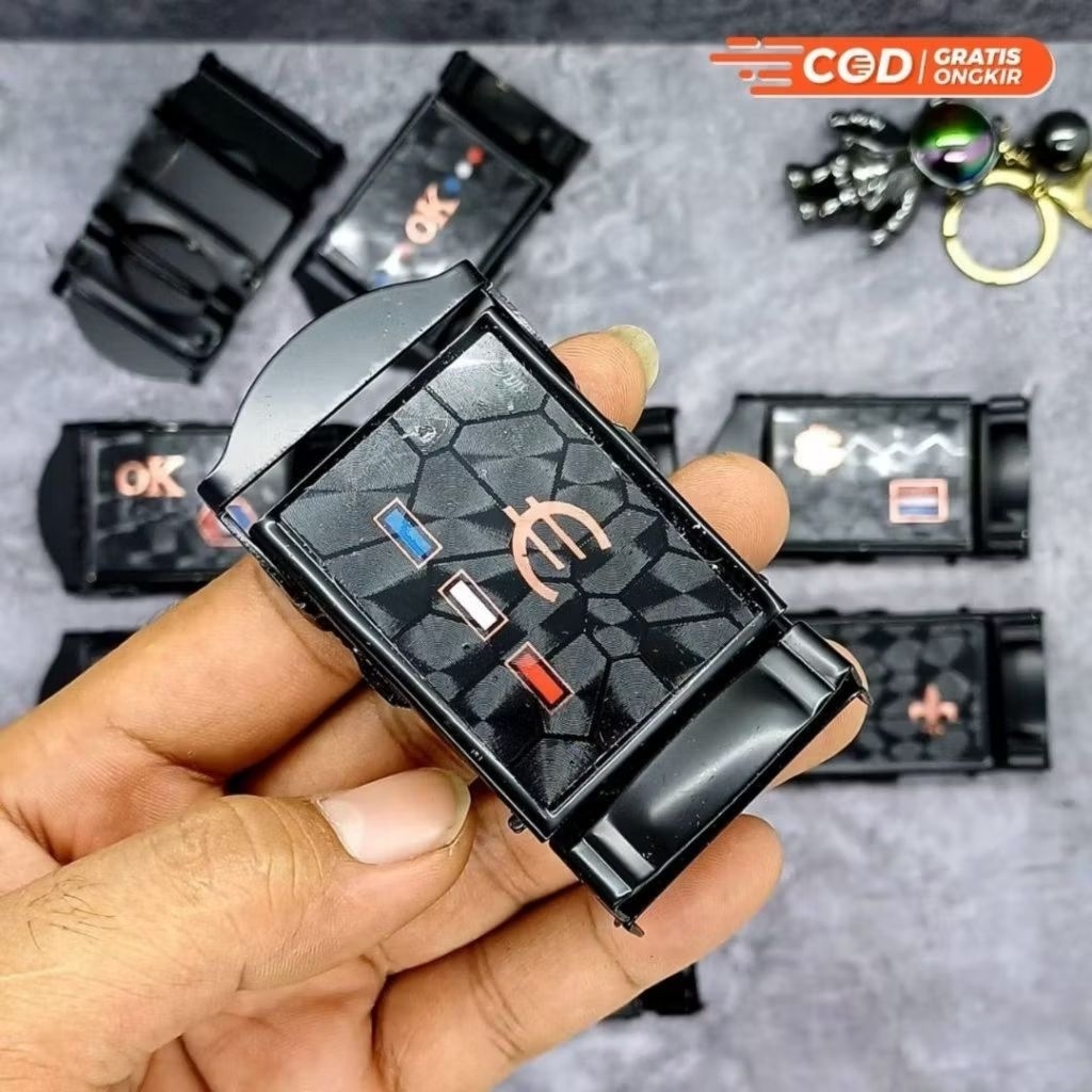 [CB] Mens Belt Head Clip-on Model Random Sticker Motif-K-050/K-042