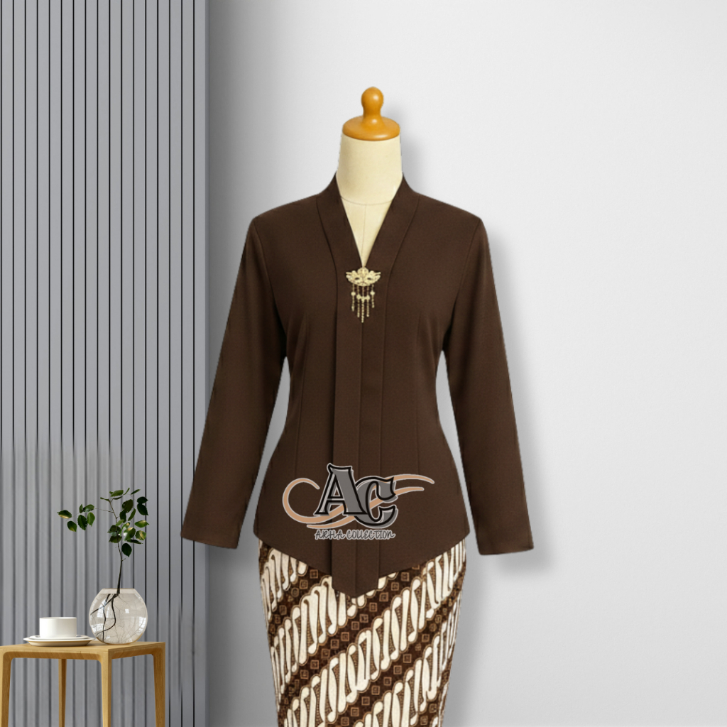 KATUN Modern Kartini Kebaya Premium Cotton แขนยาว สีใหม่ล่าสุด 3