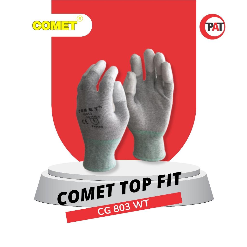 COMET CG 803 WT ถุงมือ Comet Top Fit