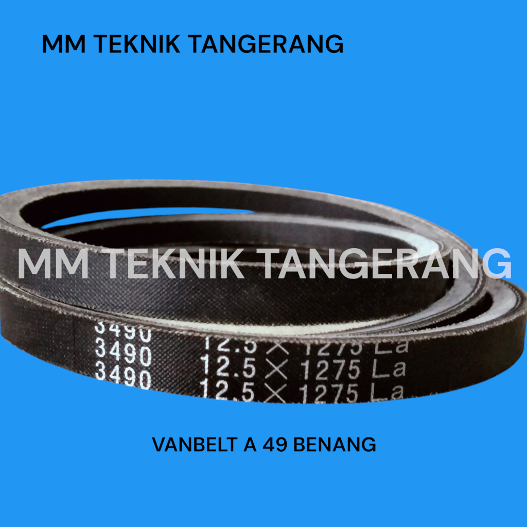Vanbelt A49 เข็มขัดด้ายพัดลม REP 3490 Vpower Bando Van พัดลมเข็มขัด 49 ด้าย V- Pan เข็มขัด Fanbelt A