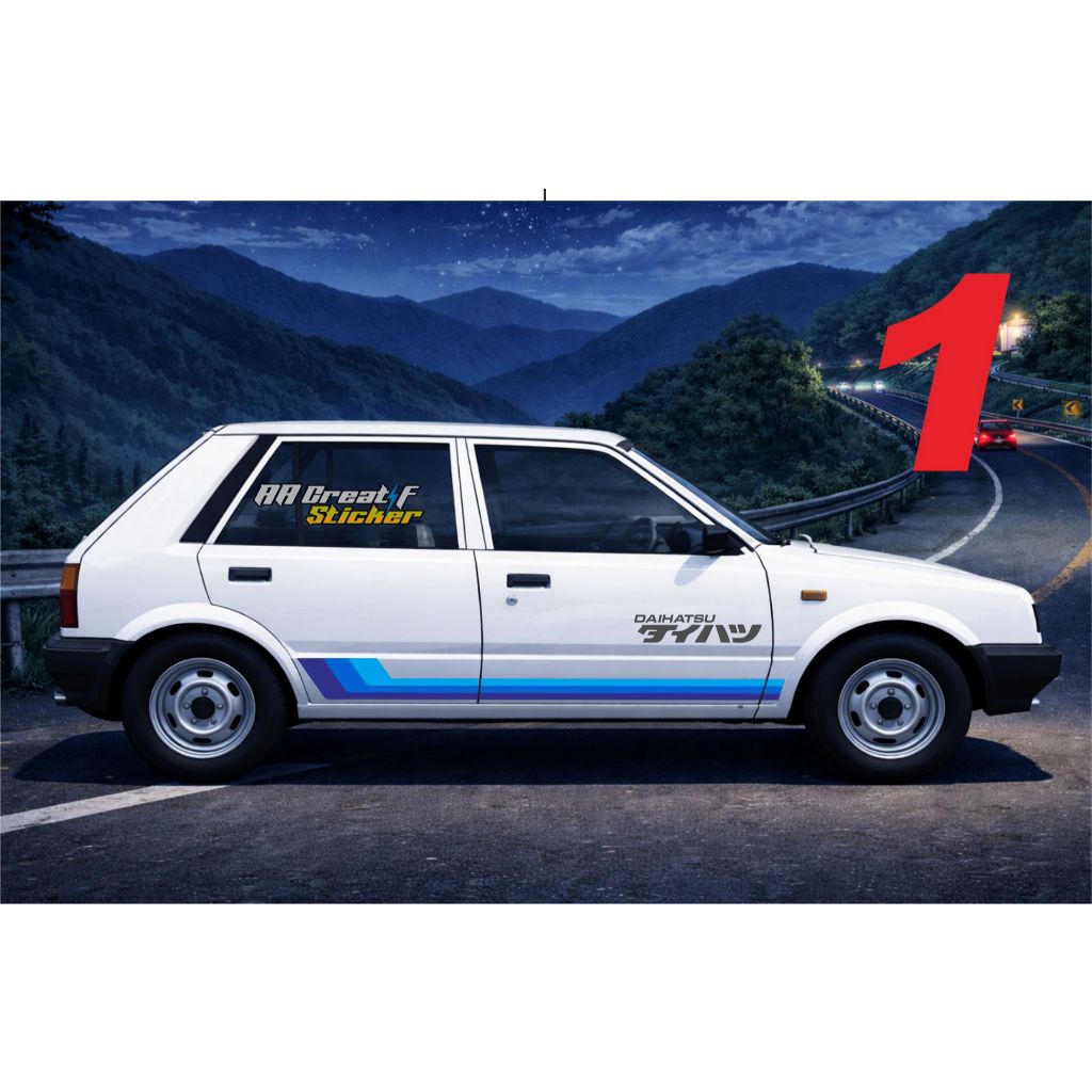Daihatsu CHARADE KALCER สติ๊กเกอร์ตัดรถยนต์แบบกําหนดเอง