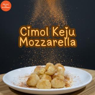 Cimol Keju Mozzarella/Cheddar 10 Pieces (Sudah Termasuk Bumbu Ayam Bawang Dan Bubuk Cabai Halus).