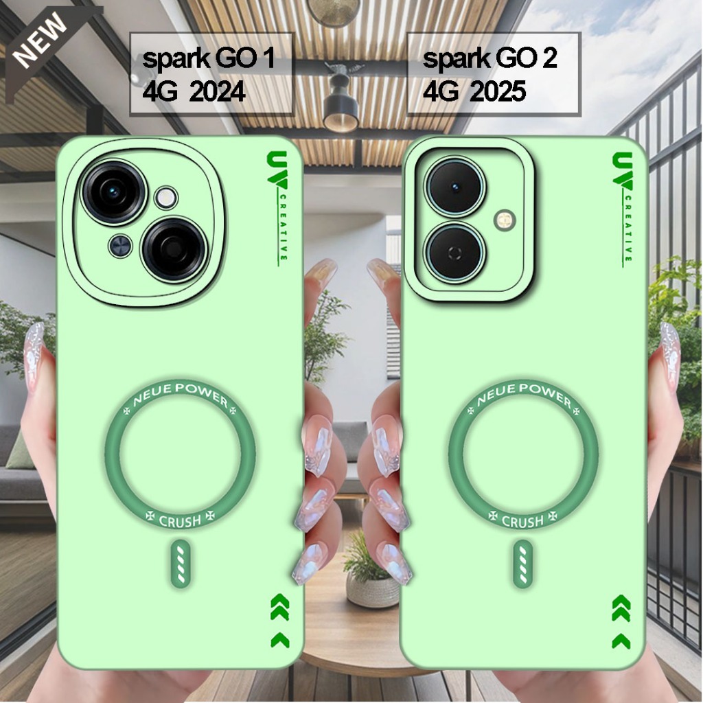 เคส TECNO SPARK GO 2 4G 2025 - เคส TECNO SPARK GO 1 4G 2024 - เคสซิลิโคนยืดหยุ่นสุดเท่