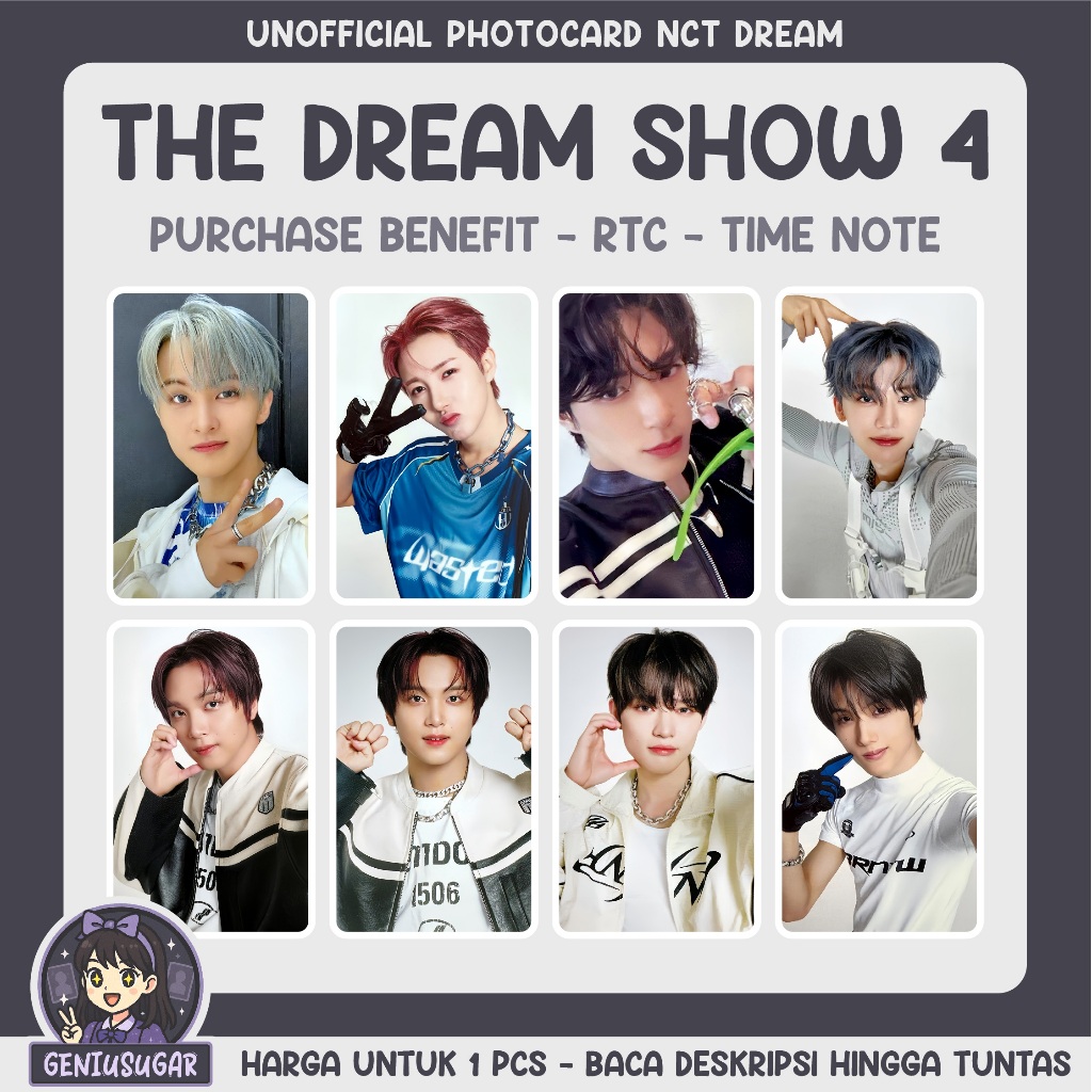 [NCT DREAM] THE DREAM SHOW 4 PHOTOCARD UNOFFICIAL TDS