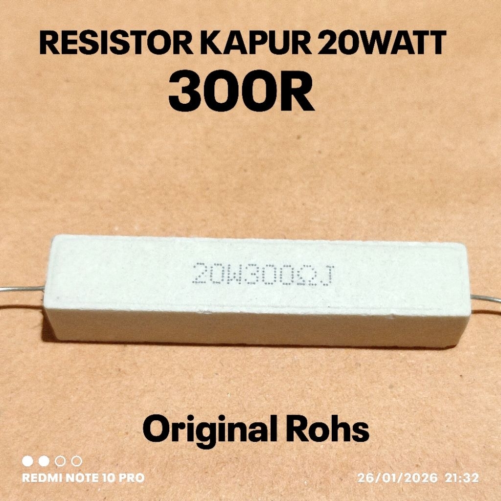 20W 20WATT 300 300R OHM ROHS RESISTOR