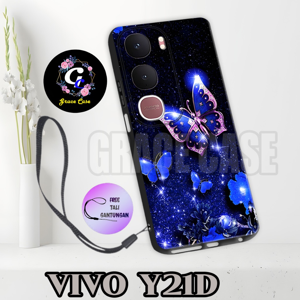 HP (GC24) VIVO Y21D Rubber Softcase / เคสน่ารัก / เคสเด็กผู้หญิง / เคส VIVO Y21D Silicone Tpu Pro / 