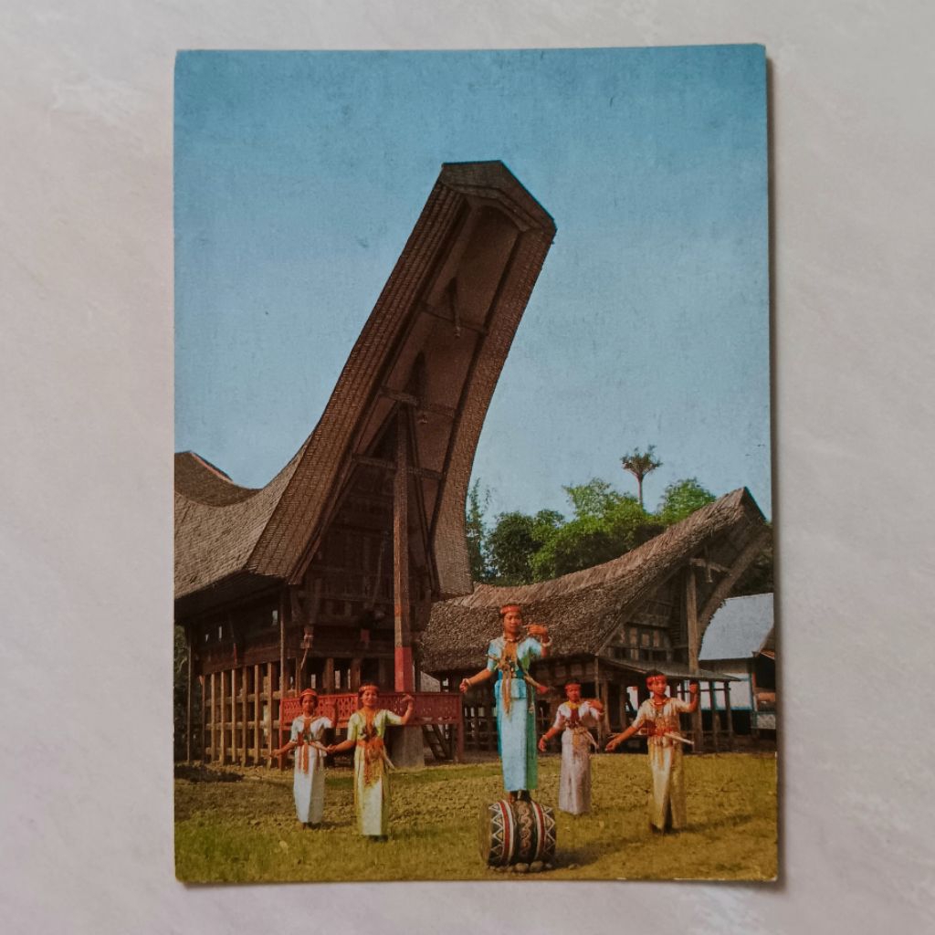 โปสการ์ดอินโดนีเซีย 1970 - 1980 มิ้นท์บ้านทอร์aja