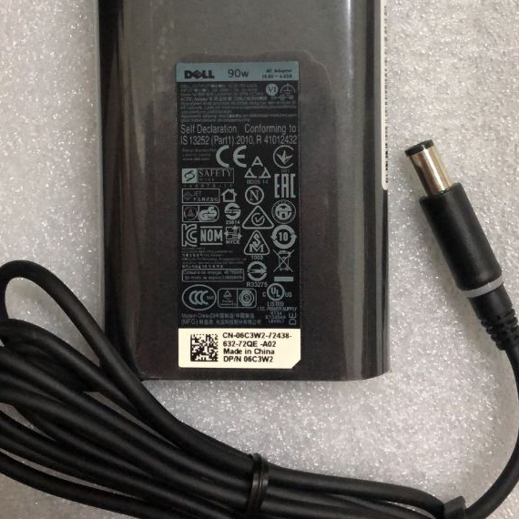 Original Dell Latitude 19.5V 4.62A 90W E7290 E7280 E6330 7390 7490 P80F Series อะแดปเตอร์ชาร์จ