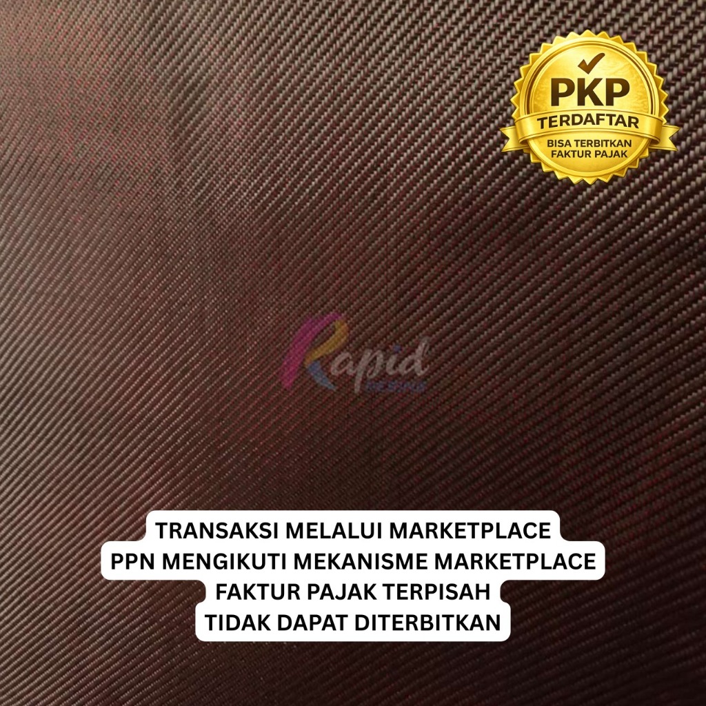 MERAH Carbon Fiber Carbon Twill ผ้าไฟเบอร์กลิตเตอร์เมทัลลิกสีแดง