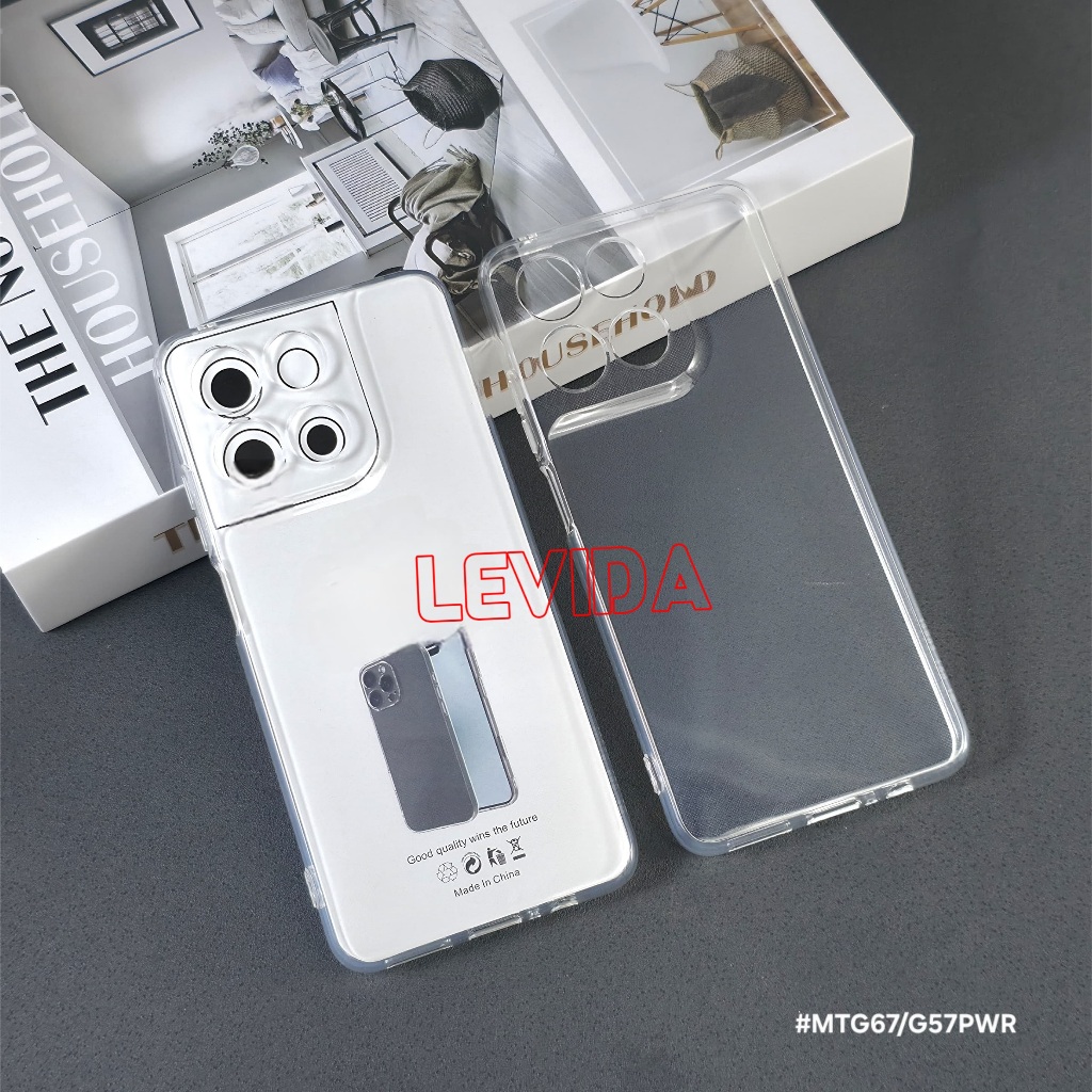 Moto G57 Power Moto G67 Power Moto G86 Power Moto G45 Softcase Clear 2.0mm Case Bening Moto G57 Powe