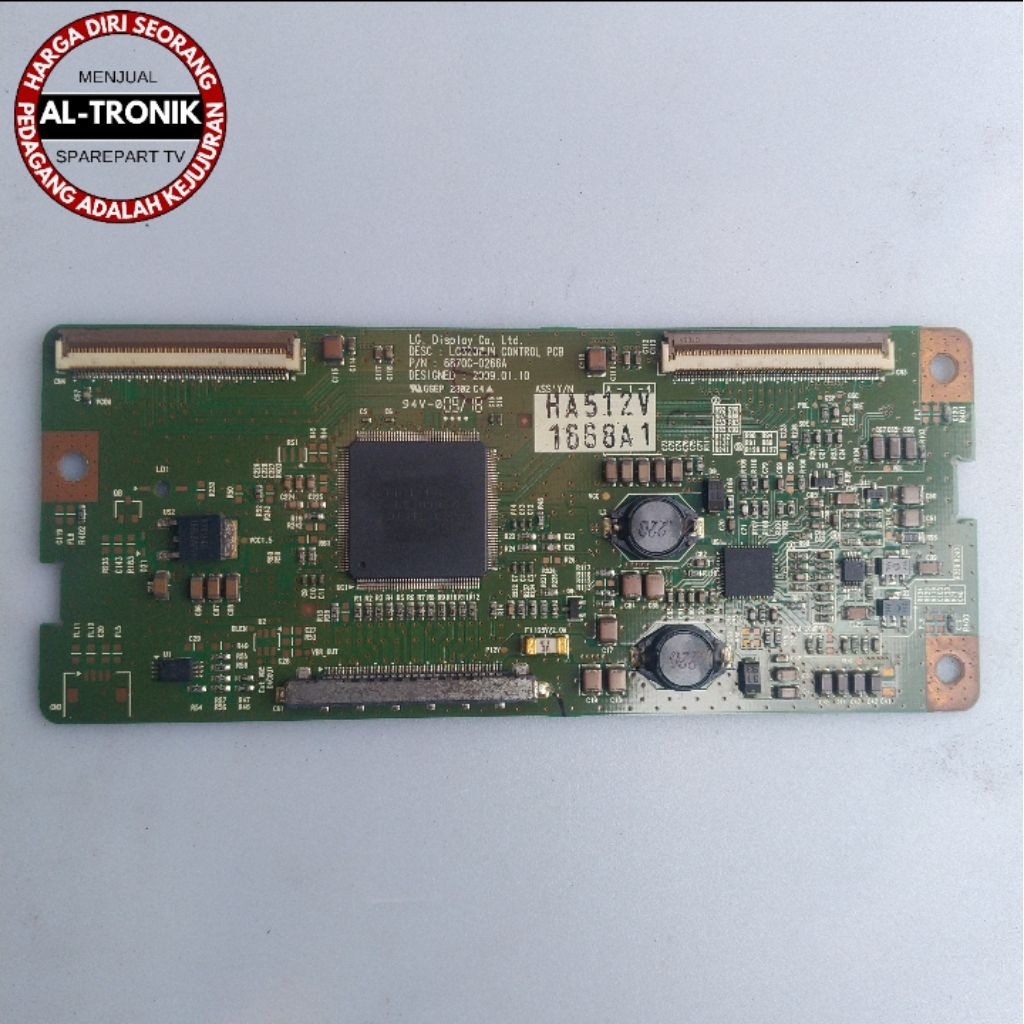 TICON BOARD TV LCD LG 32 INCH รุ่น 32LG53FR TIKON TCON 32LG53 LC320WUN 6870C-0266A