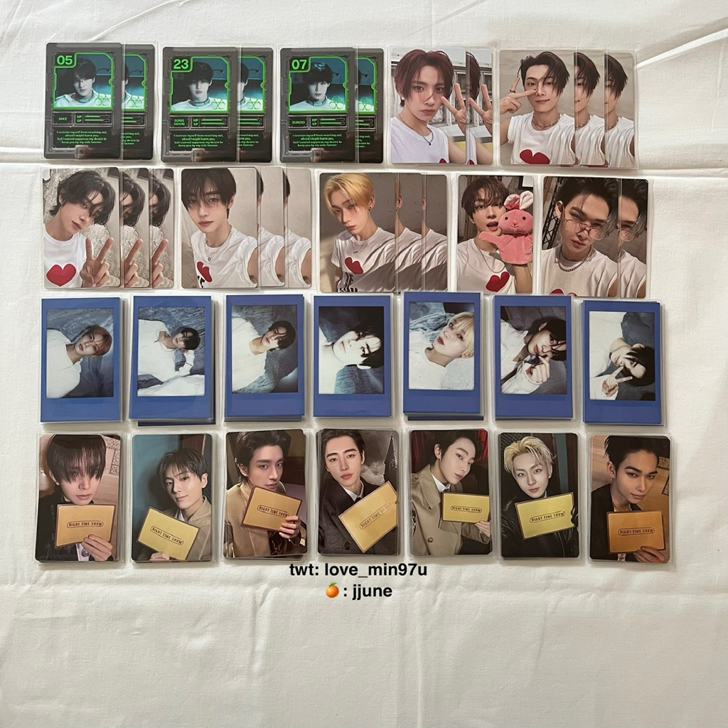 [อ่าน desc] wts การ์ดรูปถ่ายอย่างเป็นทางการ pc enhypen enha heesung jay jay sunghoon sunoo jungwon n