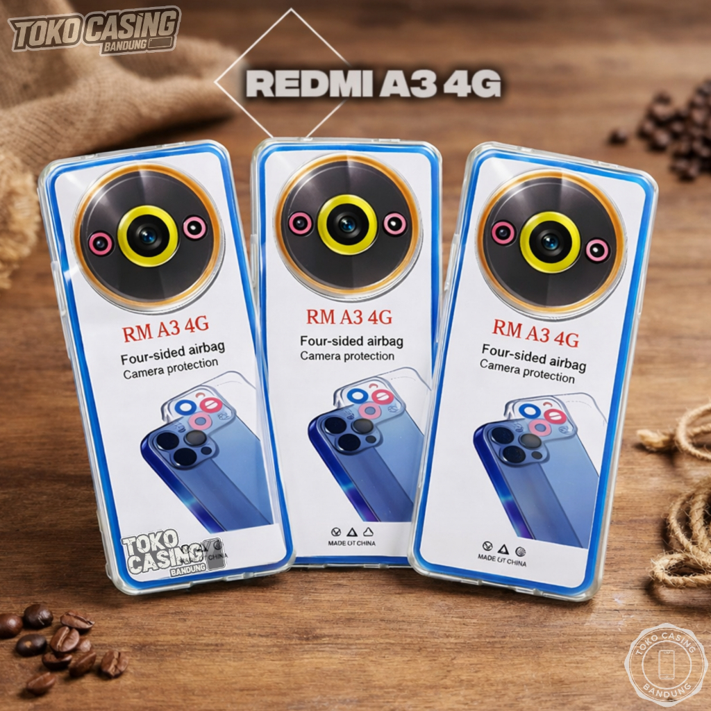 Xiaomi Redmi A3 4G เคสใส (23129RN51X) ปลอกธรรมดา