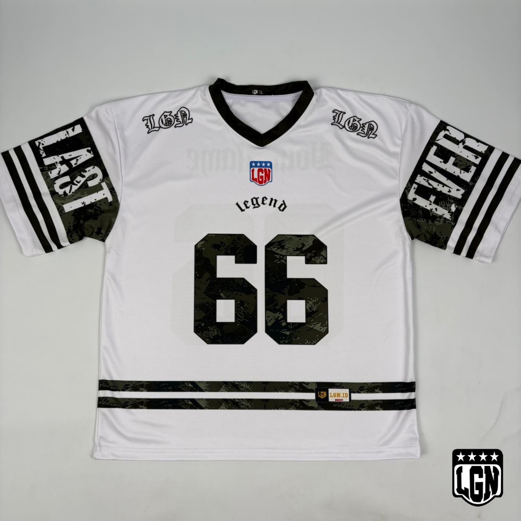 LGN / LEGEND / 66 / NUMBER SERIES / JERSEY / STRETWEAR / MUSIC / VINTAGE