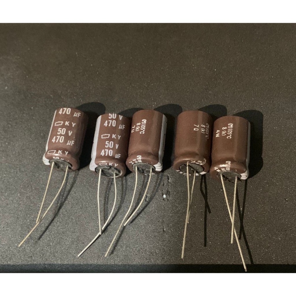 Elco Capacitor 470uf 50v KY - ราคาต่อ 1 ชิ้น