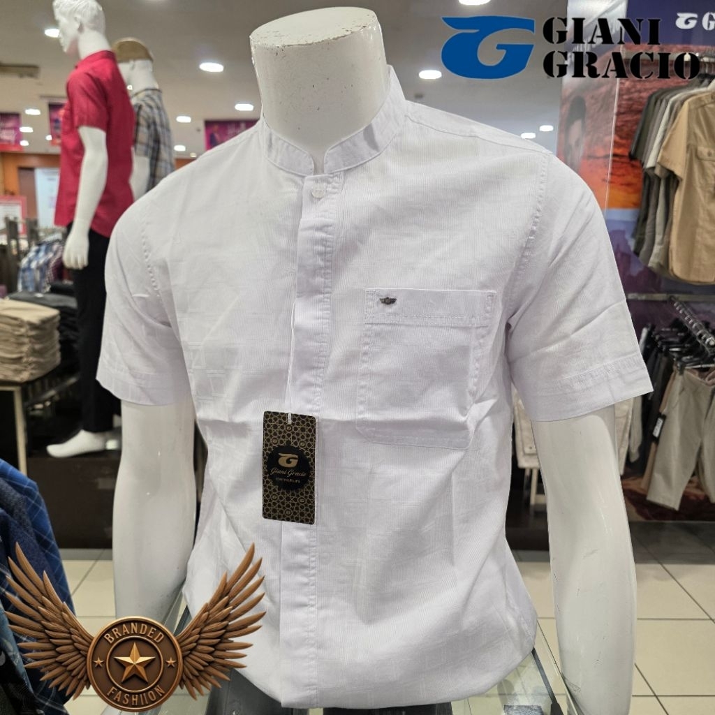 KEMEJA GIANI GRACIO SHORT SLEEVE KOKO SHIRT G71406 004 09