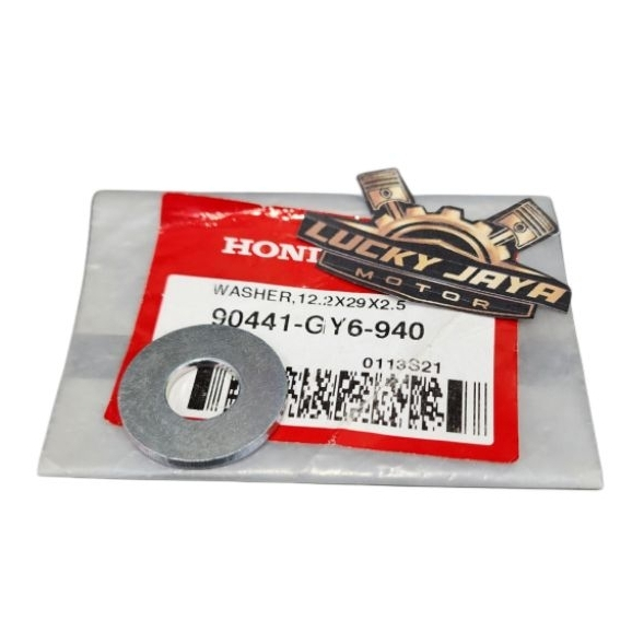 AHM 90441-GY6-940 แหวนรองน็อตด้านหลัง Matic Beat, Vario, Scoopy, Spacy, Genio, PCX, ADV