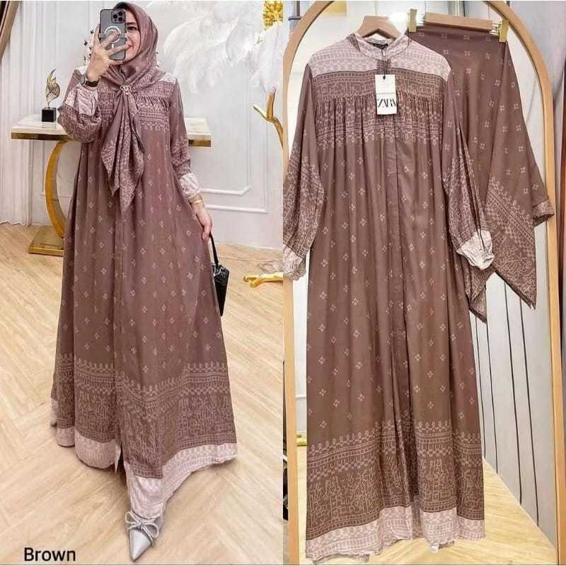 Gamis ฟรีฮิญาบเรยอนเพชรเดิม - ชุดฮิญาบกามิสสมัยใหม่-ชุดฮิญาบเรยอนเพชรกามิส-พรีเมี่ยมgamis fyp