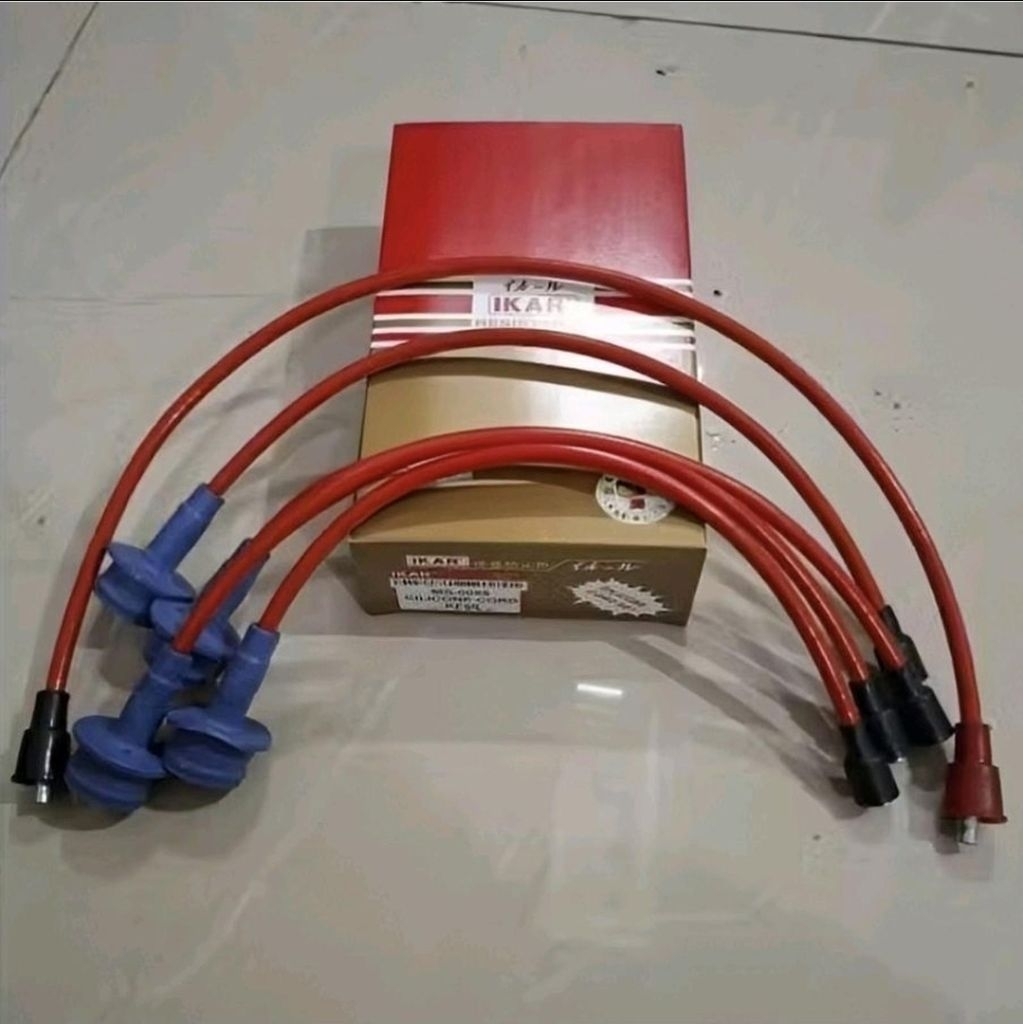 MESIN 1 ชุด RACING SPARK PLUG CABLE/RACING SPARK PLUG CABLE 7Mm STRAIGHT COP TOYOTA KF50/KIJANG SUPE