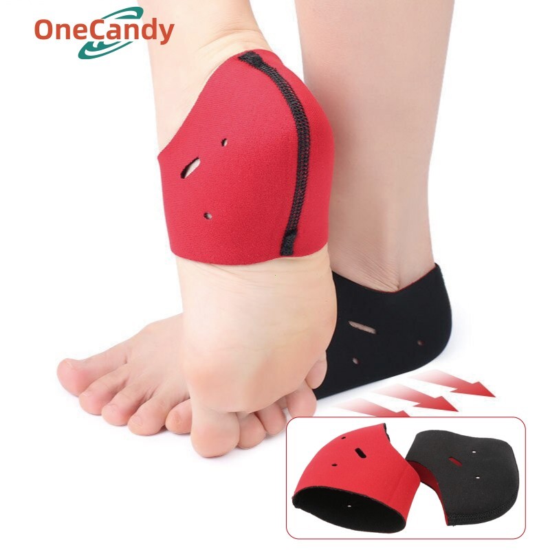 1 คู่ส้น Protector ผ้า Insoles สําหรับ Cracked ฟุต Plantar Fasciitis ส้น Pads เท้า Pads Therapy Inso