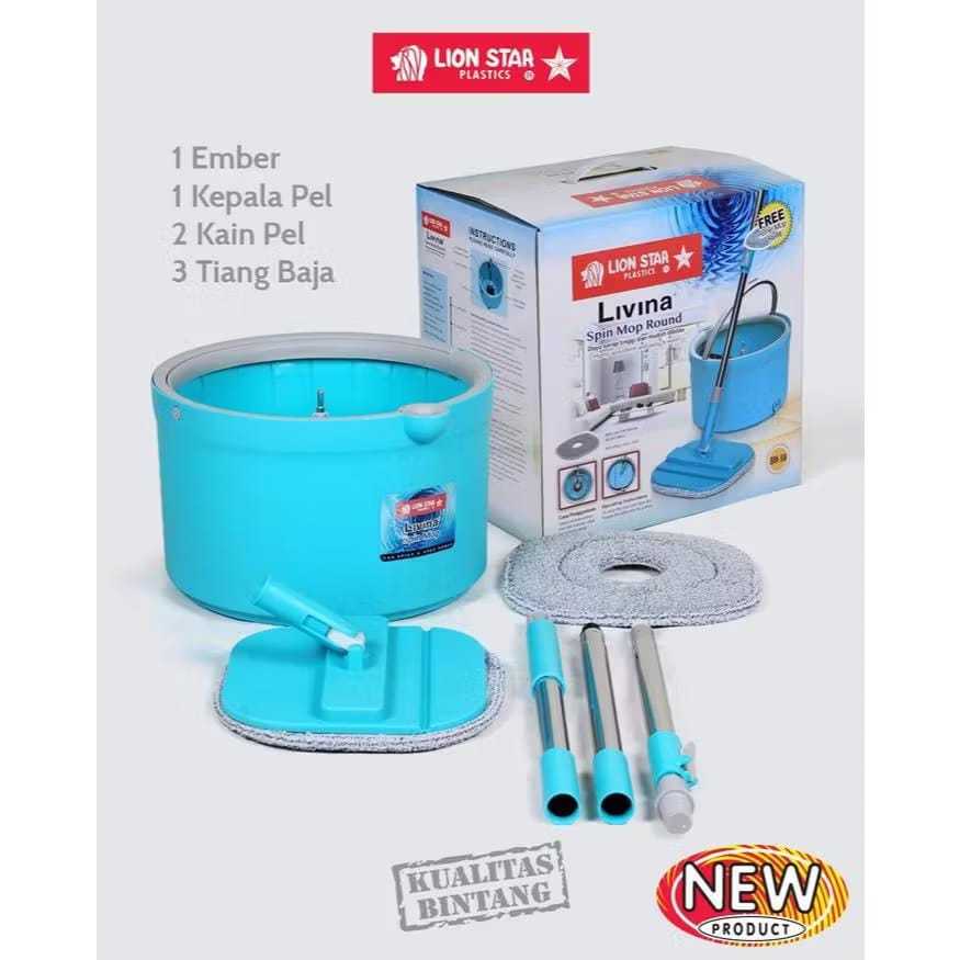 [Lion Star] Livina Spin Mop BM 58 Lion Star Ok1 Spin Mop