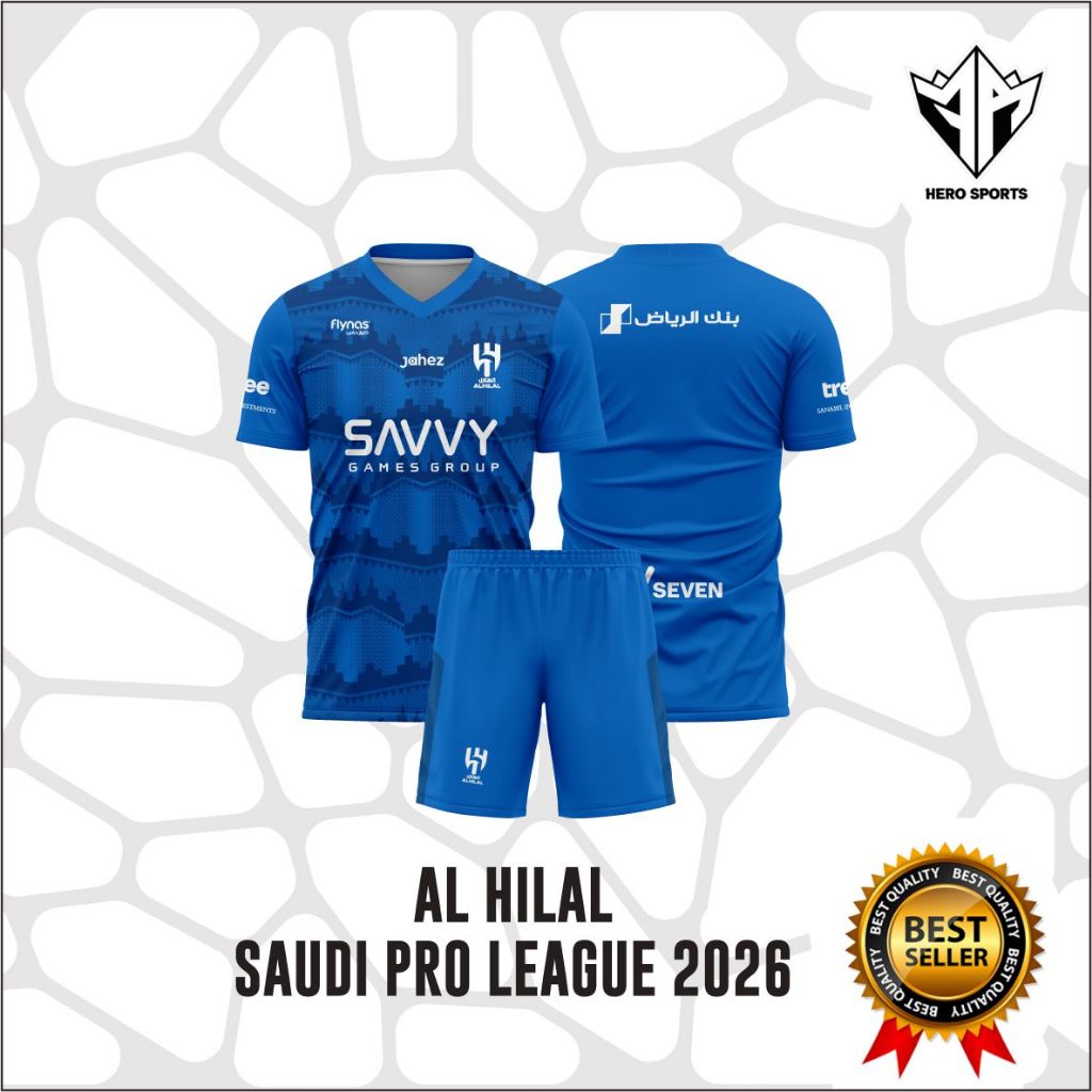 เสื้อแข่ง Al Hilal ใหม่ล่าสุด Full Printing 2025-2026