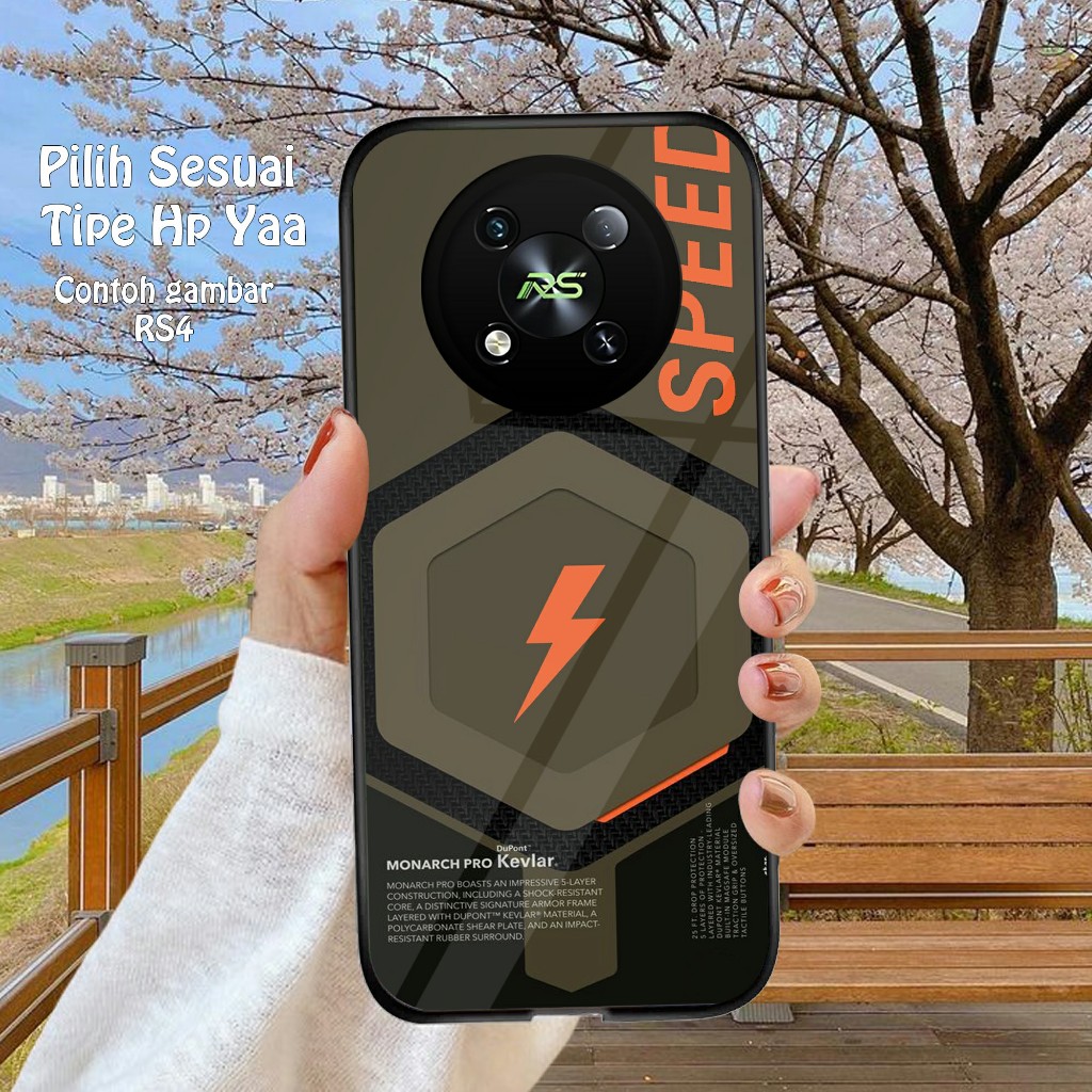 HP Itel RS4 Glossy Glass Softcase - เคสโทรศัพท์ Itel ล่าสุด - เคส Itel RS4 - เคสโทรศัพท์ Itel - เคสโ