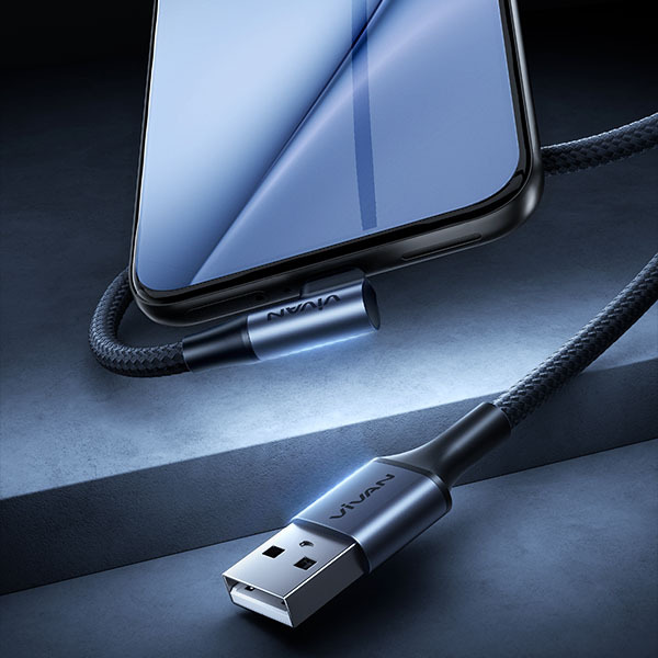 Vivan VK90-AC100 USB-C Gaming Data Cable 100CM Type C Cable Gamer Original - อย่างเป็นทางการรับประกั