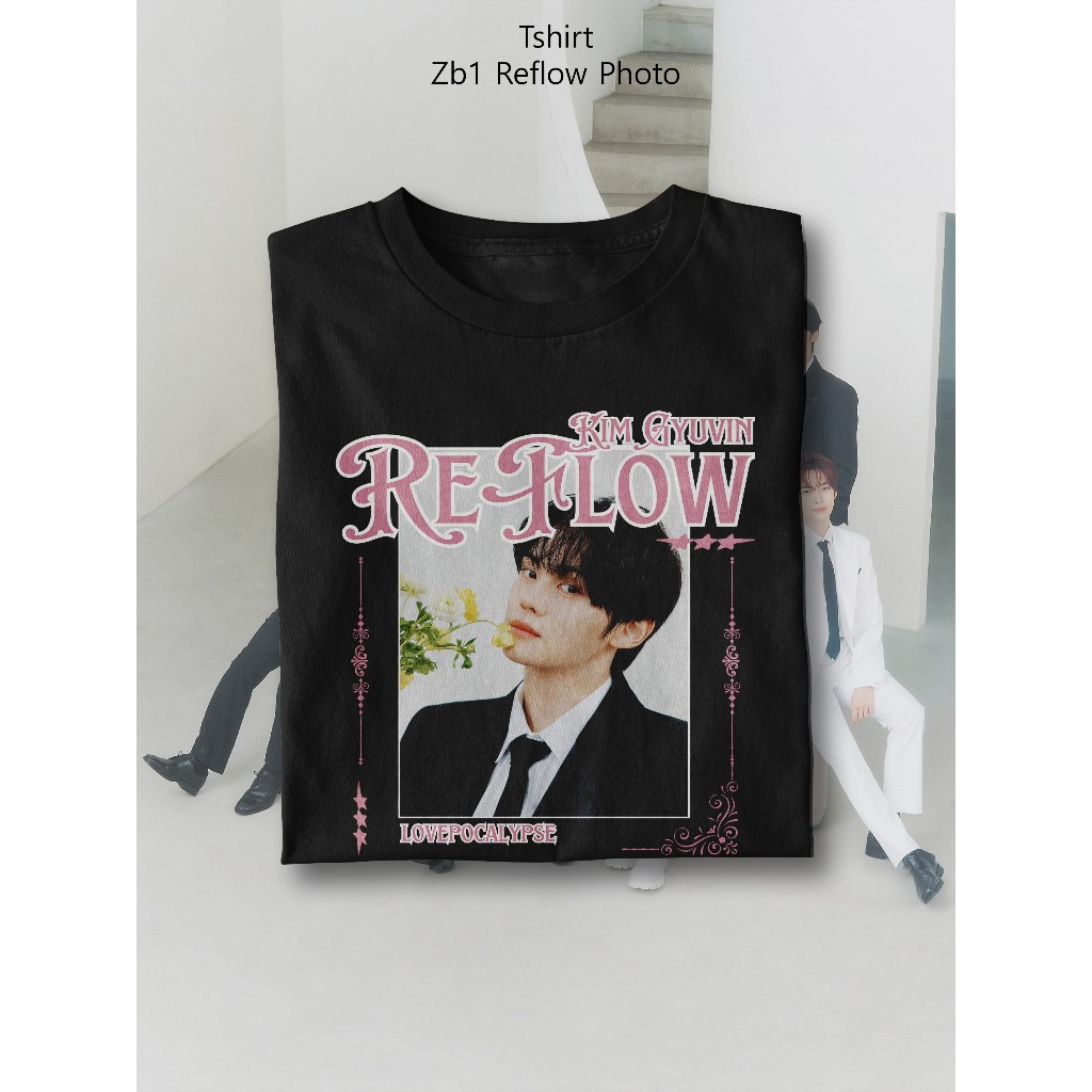 Pretty Savage- zerobaseone zb1 reflow kim gyuvin เสื้อยืดรูปถ่าย