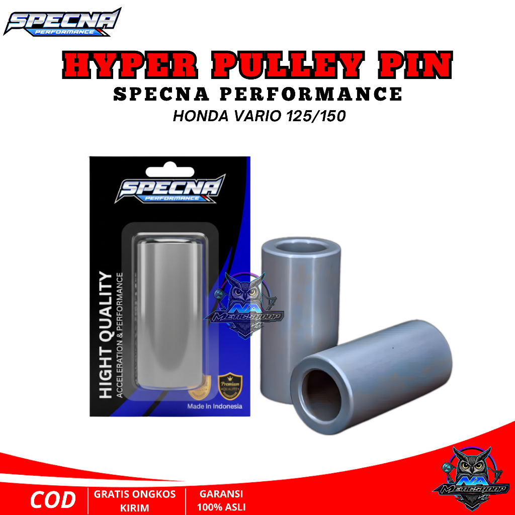 Pin Pulley Vario 125 150 Specna Racing SUPER PULLEY PIN VARIO PCX Bosh Bushing Pulley CVT Racing