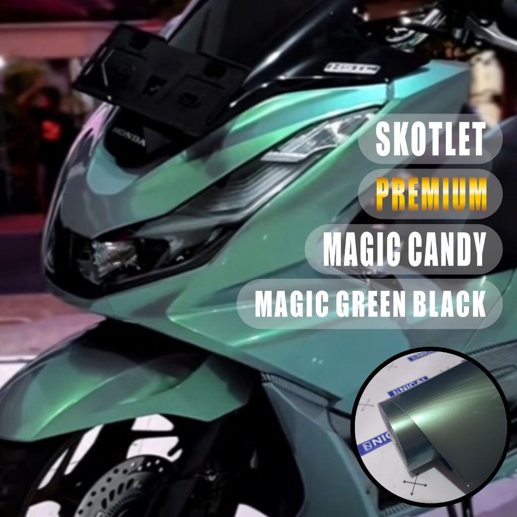 Magic Candy Black Magic Green Scotlite Magic Candy Black Magic Green Sticker [METER]