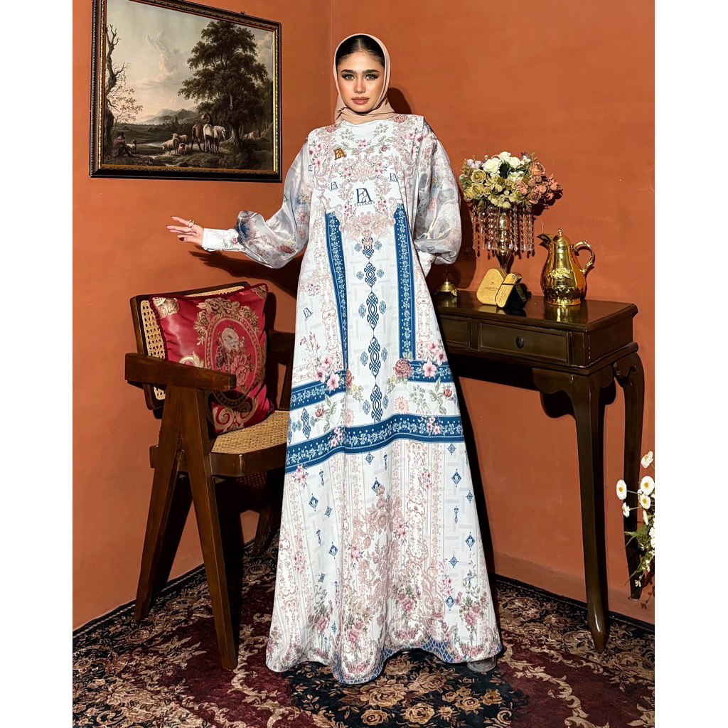 Lenira Dress Only Exclusive Gamis By EllyArsy (ไม่มีฮิญาบ)