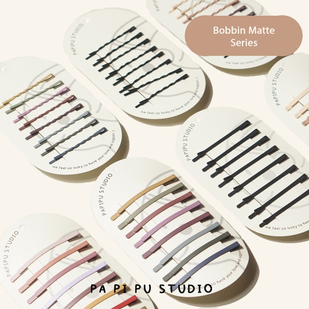 Papipu studio Bobbin Clip Stick Clip Matte series