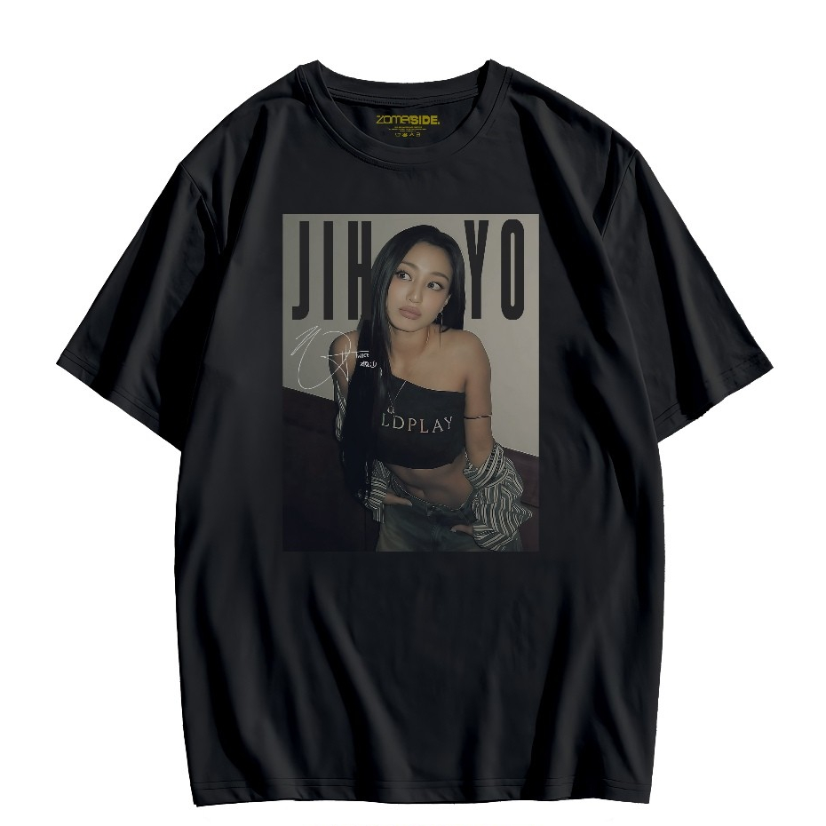 JIHYO TWICE SIGN เสื้อยืด KPOP GIRL BAND