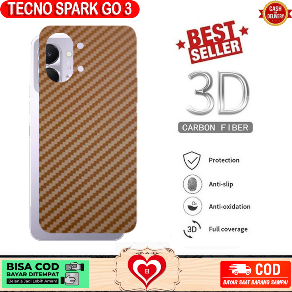 GARSKIN GOLD สําหรับ TECNO SPARK GO 3 SKIN PROTECTOR