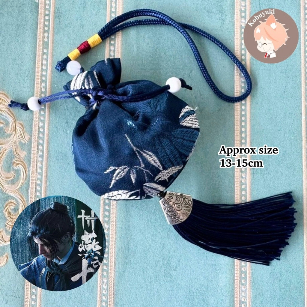 GANTUNGAN Where Winds Meet - Uncle Jiang Yan s pouch จี้สินค้า fanmade พวงกุญแจจี้ wwm ลมที่นั้นพบกั