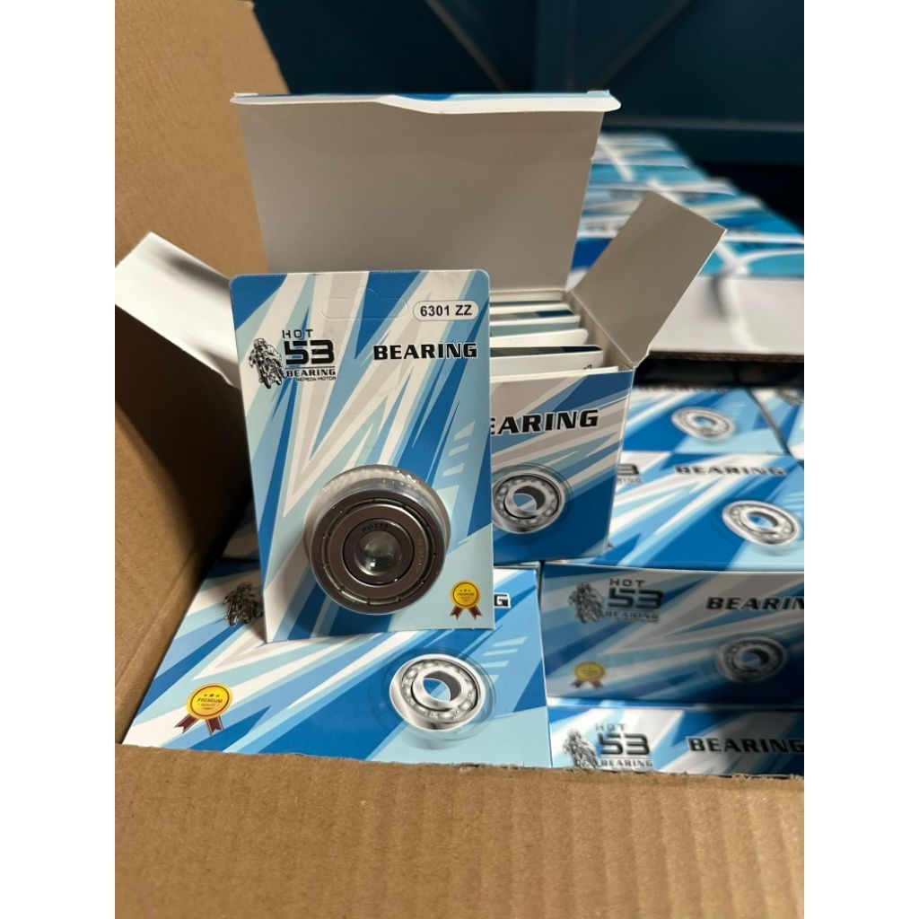 BEARING 6301ZZ HOT-53 LAKER RODA 6301 ZZ / / ราคา 10 ชิ้น 1 กล่อง