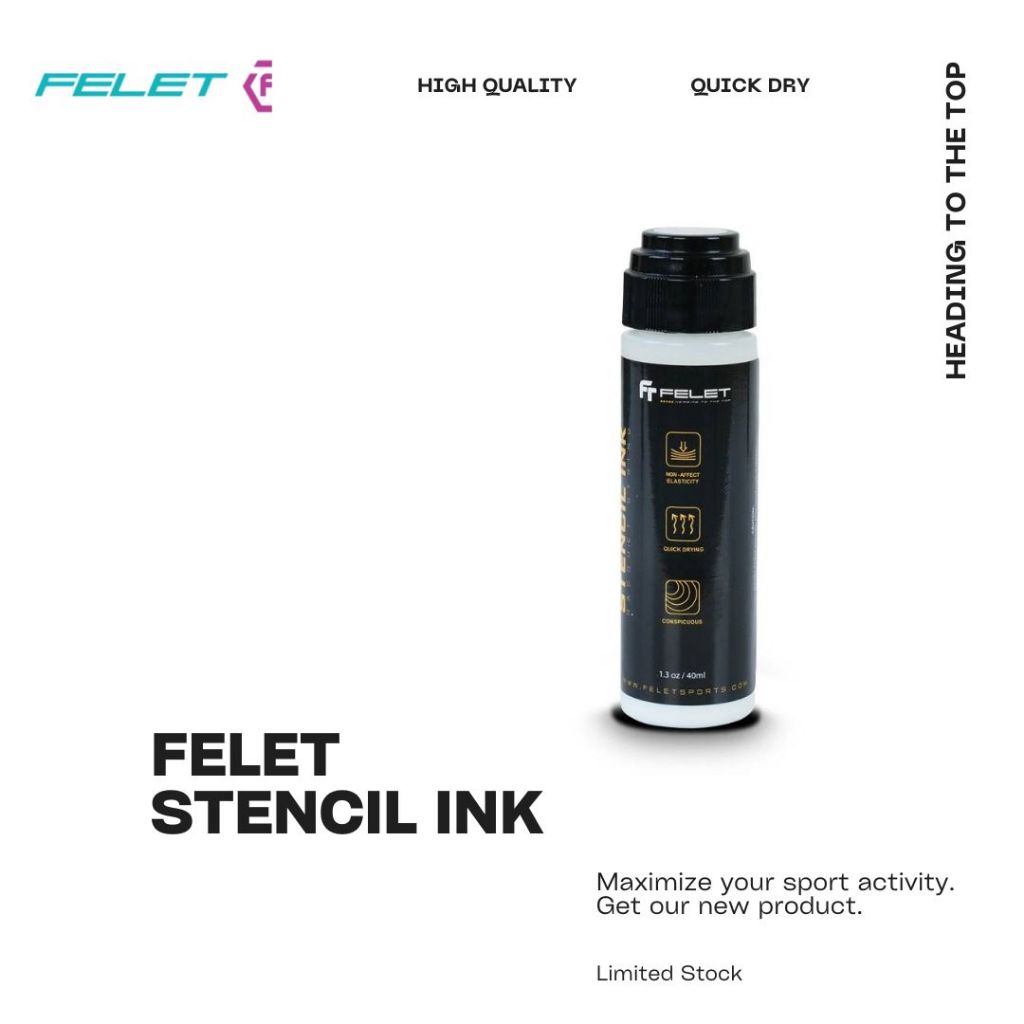 FELET STENCIL INK ORIGINAL QUICK DRYING CKET STRING INK