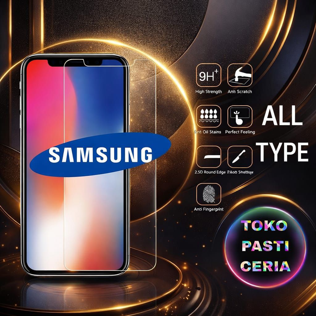 ฟิล์มกระจกนิรภัยใส SAMSUNG A7 2018 J6+ J7 PRIME S10 LITE A32 A52 A72 A02S A33 5G A02S A33 5G A53 A73